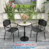 Bàn ghế sắt cafe BGSBP030