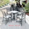 Bàn ghế sắt nhà hàng BGSBP025 14 Bàn ghế sắt nhà hàng BGSBP025