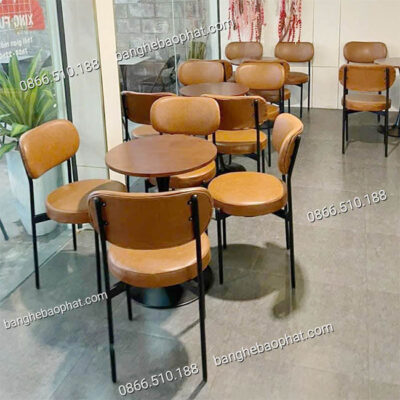 Bàn ghế sắt quán cà phê BGSBP040