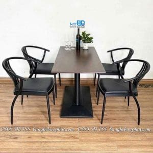 Bàn ghế sắt quán cafe BGSBP034