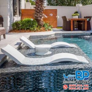 Ghế hồ bơi composite GHBCBP001