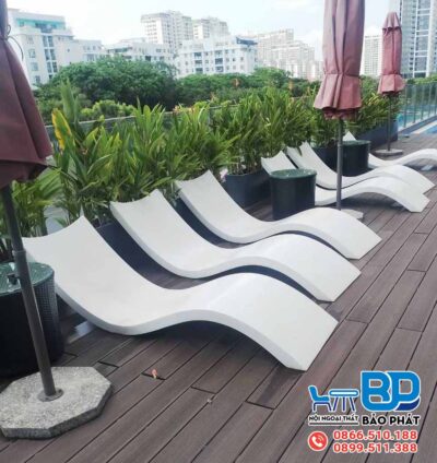 Ghế hồ bơi composite GHBCBP001
