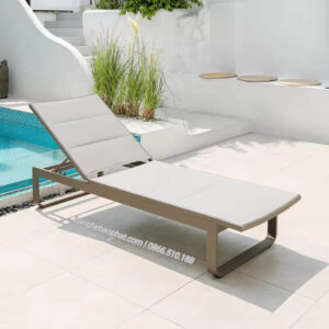 Ghế hồ bơi khung nhôm lưới textilene GHBNBP004 9 Ghế hồ bơi ngoài trời khung nhôm lưới textilene GHBNBP004