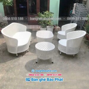 Sofa nhựa giả mây SFNGMBP009
