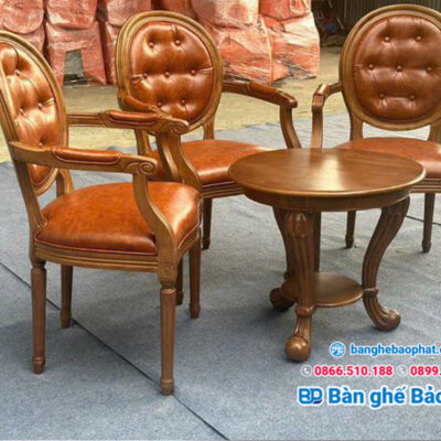 Trang trí nhà hàng với các mẫu bàn ghế gỗ