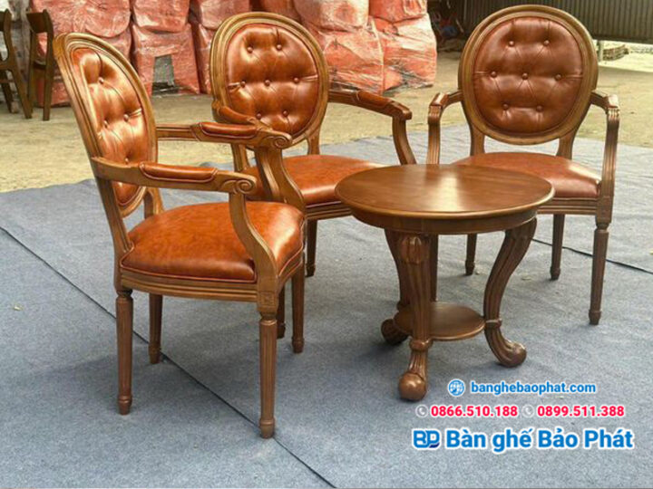 Trang trí nhà hàng với các mẫu bàn ghế gỗ