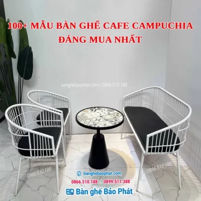 100+ mẫu bàn ghế Cafe Campuchia đáng mua nhất [timect]