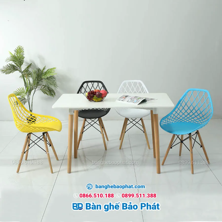 Bàn ghế nhựa cafe 3012