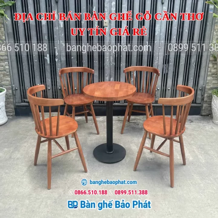 Địa chỉ bán bàn ghế gỗ Cần Thơ uy tín giá rẻ