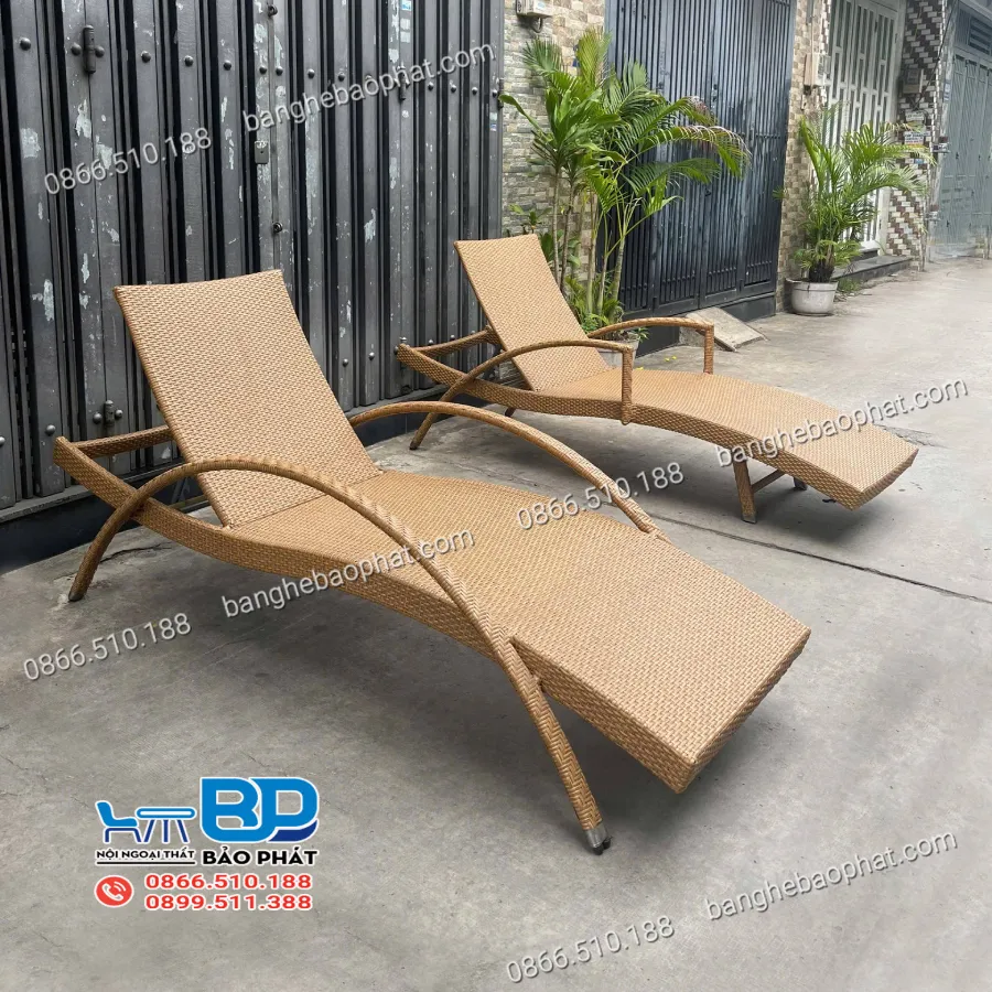Ghế nằm bãi biển thiết kế đẹp mắt