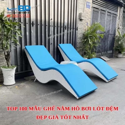 Top 100 mẫu ghế nằm hồ bơi lót đệm đẹp giá tốt nhất [timect]