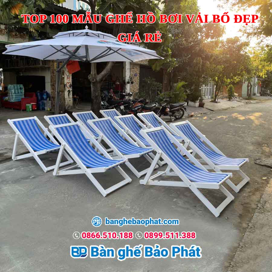 Top 100 mẫu ghế hồ bơi vải bố đẹp giá rẻ nhất 2025
