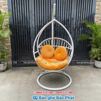 Xích đu nhựa giả mây XĐNGMBP012