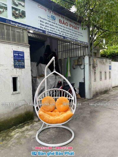 Xích đu nhựa giả mây XĐNGMBP012