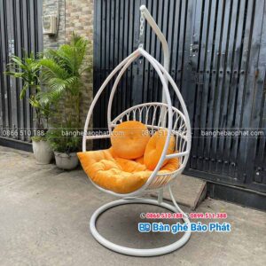 Xích Đu Nhựa Giả Mây XĐNGMBP012 10 Xích đu nhựa giả mây XĐNGMBP012