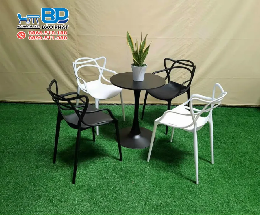 Bàn ghế nhựa quán ăn vặt 3008 thanh lý