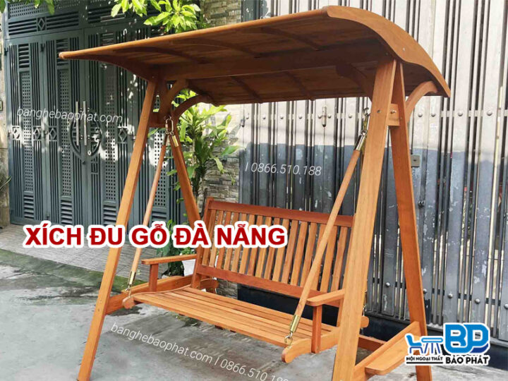 Địa chỉ bán xích đu gỗ tại Đà Nẵng đẹp giá rẻ