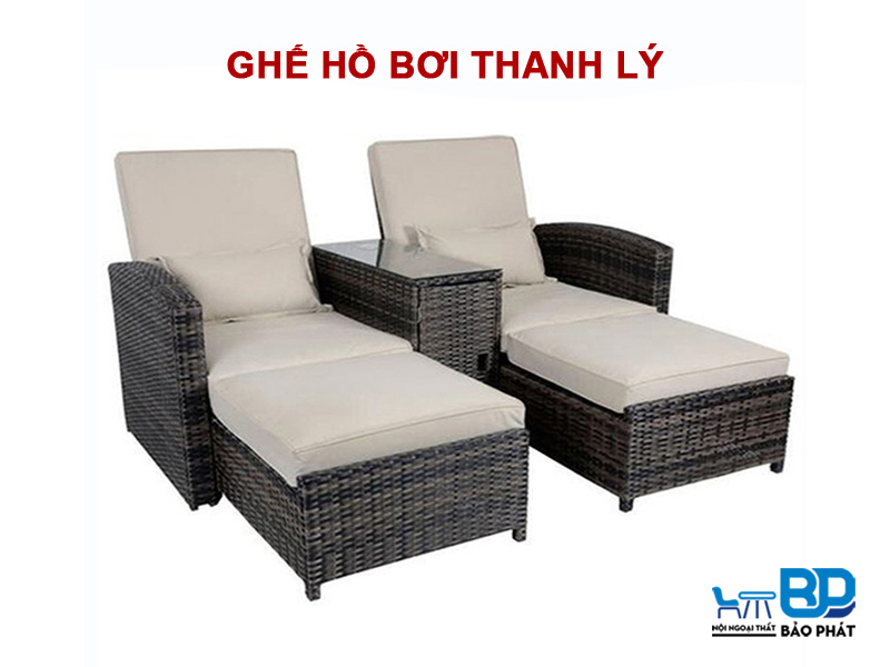 Ghế hồ bơi thanh lý