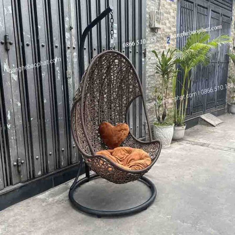 Mẫu xích đu mây nhựa đẹp tại Đà Nẵng