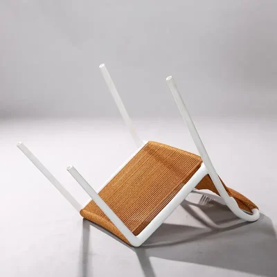 Ghế nhựa đan dây dù 3038 màu cam