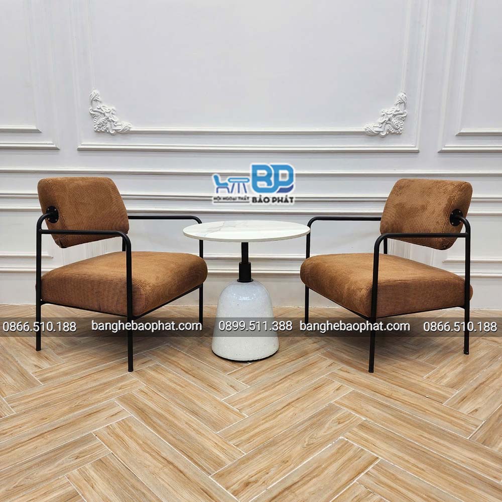 Sofa cafe sắt nệm SFCFBP028 16 Sofa cafe sắt nệm SFCFBP028