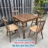 Bộ bàn ghế gỗ quán ăn phong cách Vintage 4 Bàn ghế gỗ quán ăn phong cách vintage