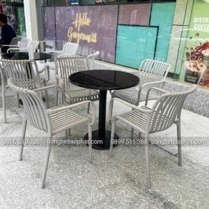 Ghế nhựa cafe ngoài trời cao cấp 3046-BP 14 Bàn ghế nhựa 3046