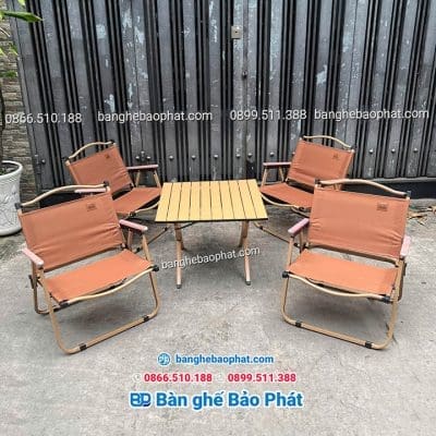 Bàn ghế xếp cafe trà sữa