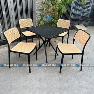 Bộ bàn ghế nhựa đúc 3051 cao cấp