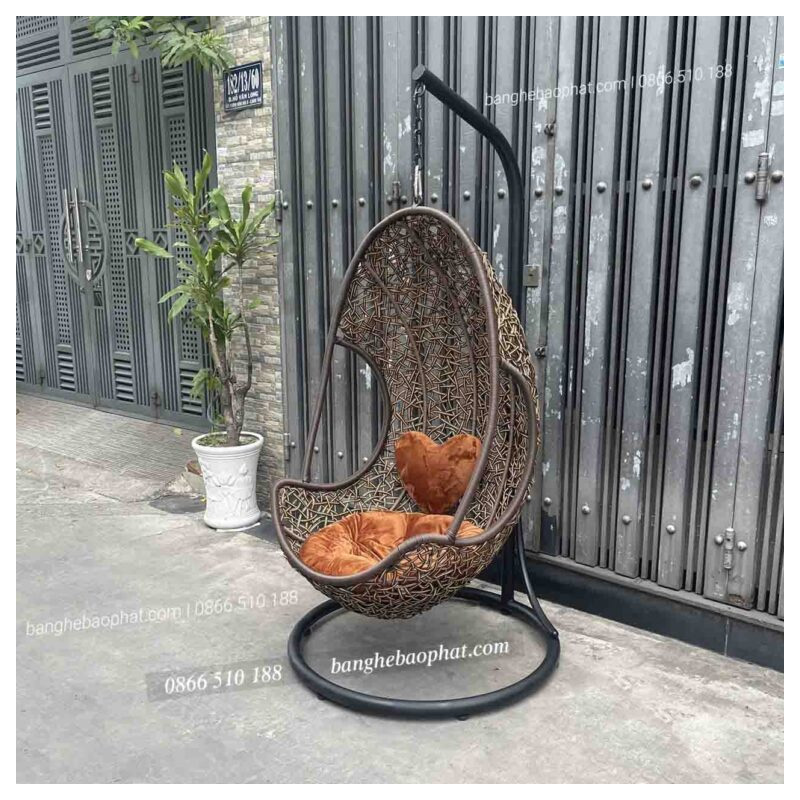 Mẫu xích đu tổ chim có thiết kế độc đáo, sáng tạo