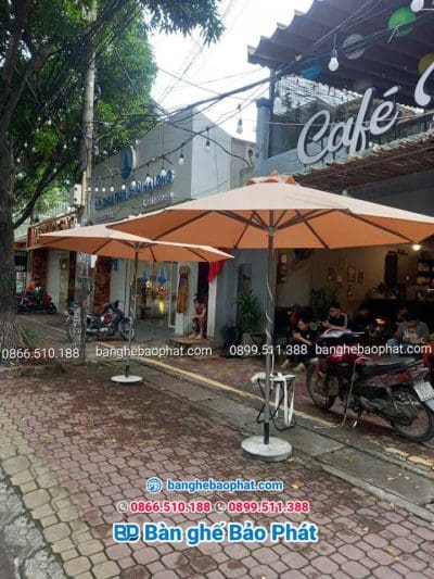 Dù che nắng ngoài trời tâm giữa đường kính 3m