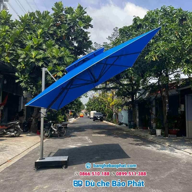 Mẫu dù sân vườn này có khả năng chống gió tốt