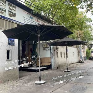 Dù che nắng tâm giữa đường kính 3 mét màu đen
