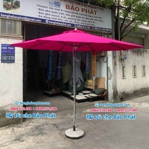 Dù chính tâm 3m màu hồng DCTBP13