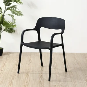 Ghế nhựa cafe 3027 màu đen