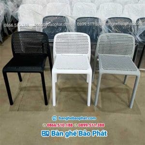 Ghế nhựa cafe 3029A 9 Ghế nhựa cafe 3029A có nhiều màu lựa chọn