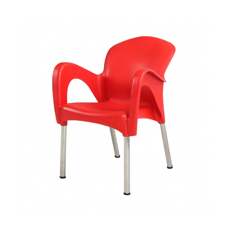 Ghế nữ hoàng nhựa chân inox Ø27