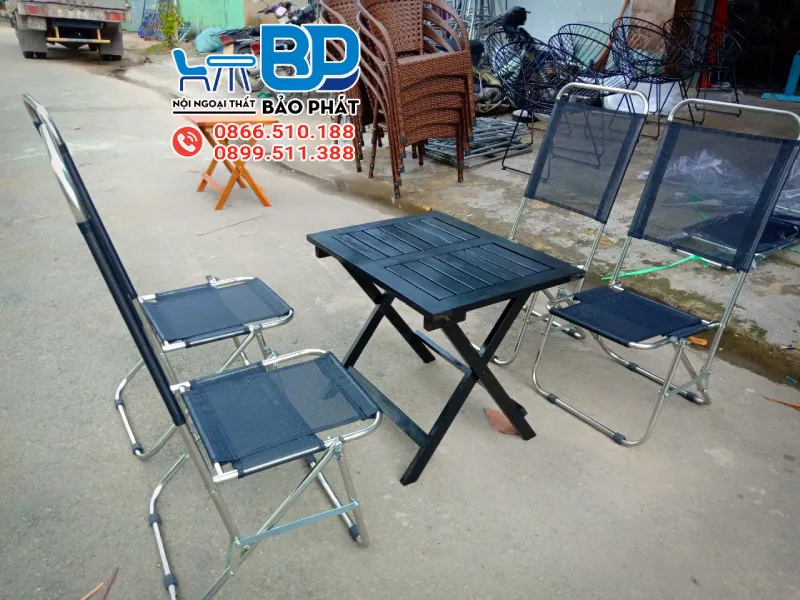 Ghế xếp inox cafe là gì?