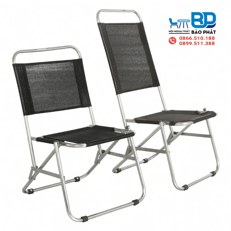 Ghế xếp inox cafe vỉa hè