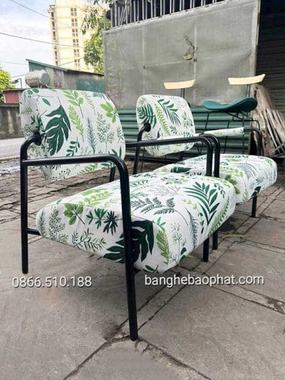 Sofa cafe sắt nệm SFCFBP028