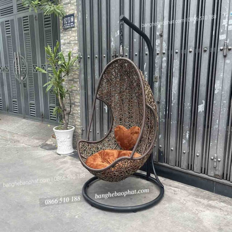 Xích đu lồng chim XĐBP012 được thiết kế đẹp, hiện đại và sang trọng