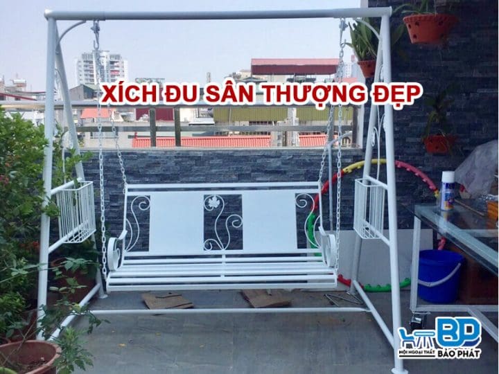Xích đu sân thượng đẹp, giá rẻ
