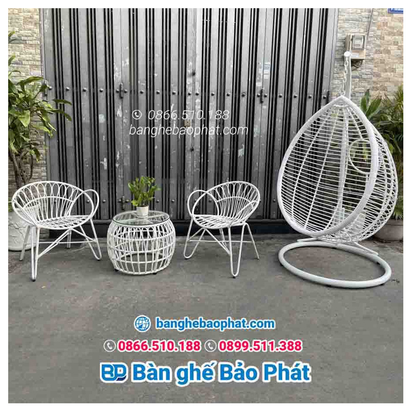 Xích đu tổ chim XĐĐBP0009 thường được sử dụng tại các gia đình, khu nghỉ dưỡng, resort… 