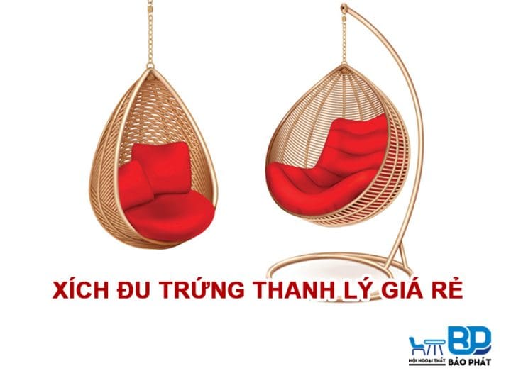 Xích đu trứng thanh lý giá rẻ