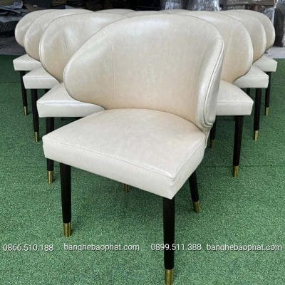 Ghế gỗ cafe nhà hàng cao cấp Minotti