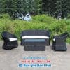 Sofa nhựa giả mây sân vườn ngoài trời SFNGMBP017 8 Sofa Nhựa Giả Mây Sân Vườn Ngoài Trời SFNGMBP017