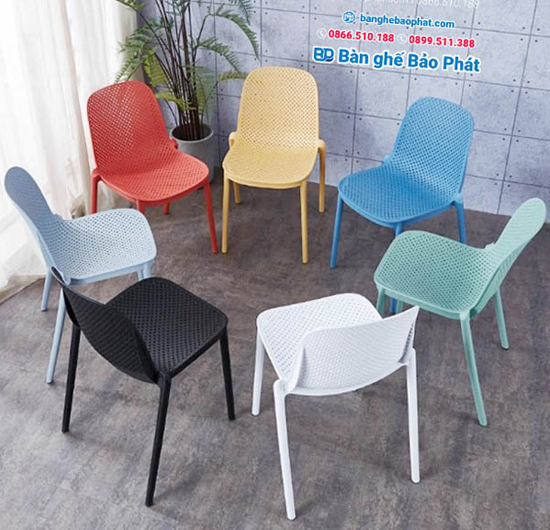 Ghế trà chanh nhựa đúc 3016 