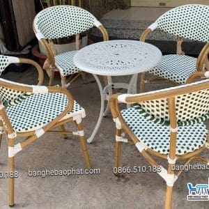 Cách chọn bàn ghế nhựa giả mây chất lượng phù hợp