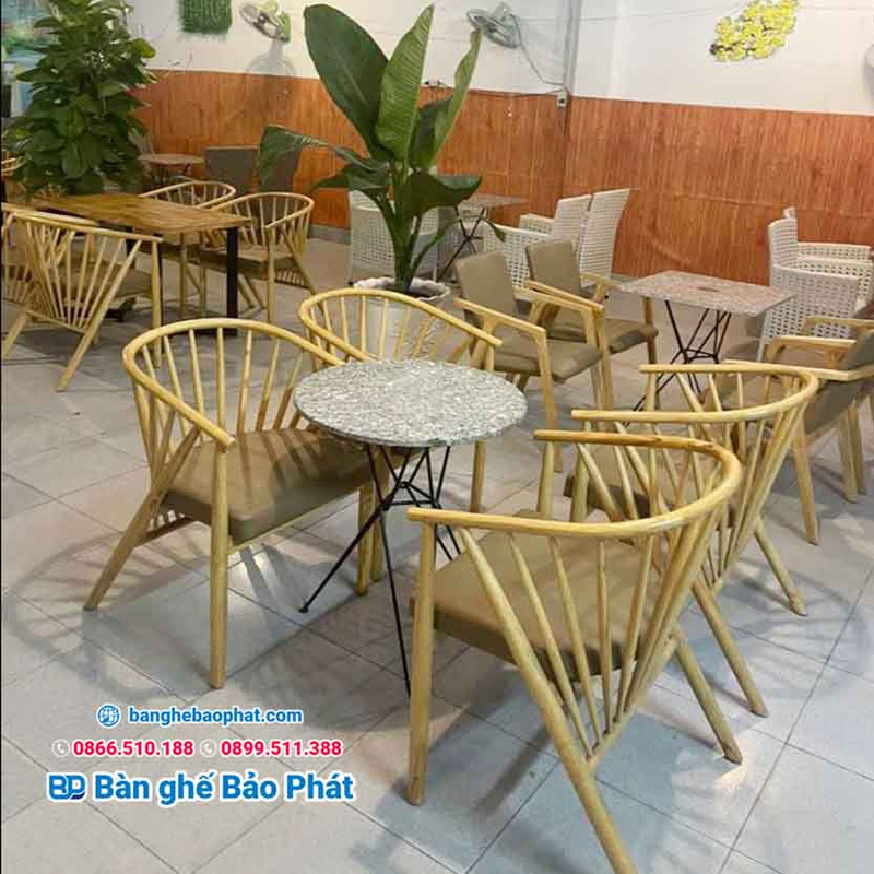 Thanh lý bàn ghế cafe tại Nha Trang giá rẻ chất lượng cao 29 Ghế gỗ genny thanh lý tại Nha Trang