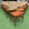 Ghế gỗ đan dây giấy se Bảo Phát. 13 Ghế gỗ đan dây giấy xe Bảo Phát.